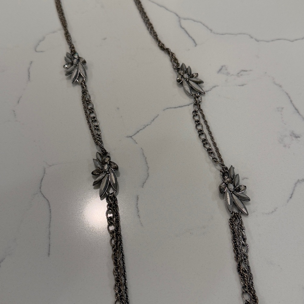LOFT silver multi-strand necklace - Picture 4 of 4